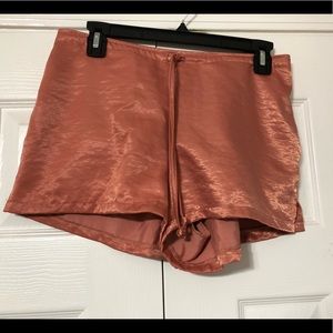Light pink shiny Urban Outfitters shorts!